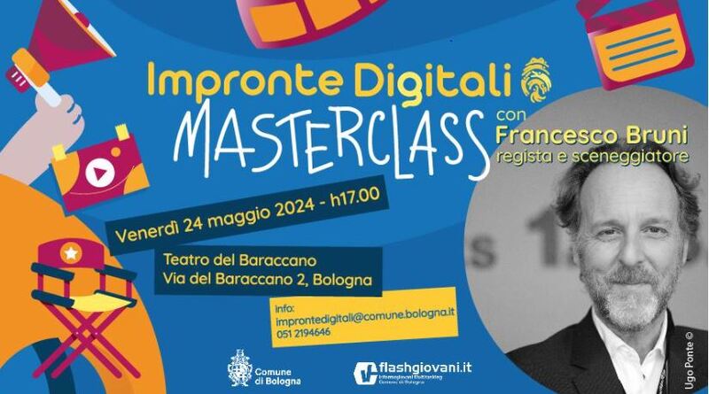 Una masterclass con Francesco Bruni al Teatro del Baraccano il 24 maggio&nbsp;2024
