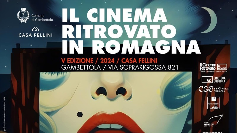 Quinta edizione del Cinema Ritrovato in Romagna, a Gambettola – Casa Fellini, fino al 29 luglio&nbsp;2024