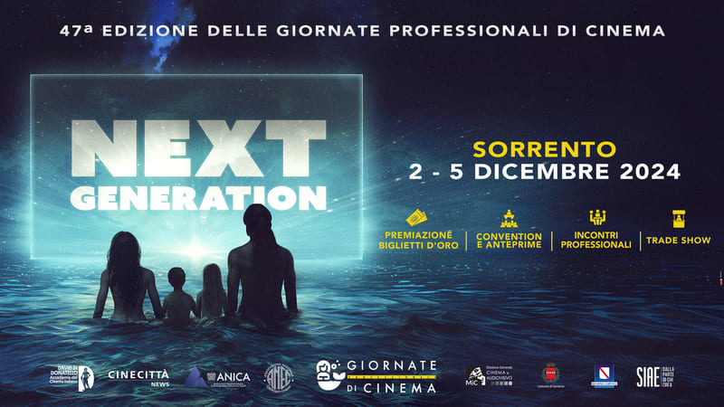 A Sorrento, la 47^ edizione delle Giornate Professionali di&nbsp;Cinema