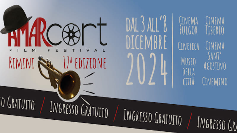 AMARCORT FILM FESTIVAL dal 3 all’8 dicembre a Rimini. Al via la XVII&nbsp;edizione