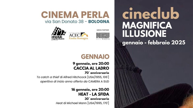 Le proposte di gennaio del Cineclub Magnifica Illusione al Cinema&nbsp;Perla
