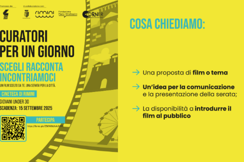 “Curatori per un giorno”, un progetto della Cineteca del Comune di Rimini rivolto ad under&nbsp;30