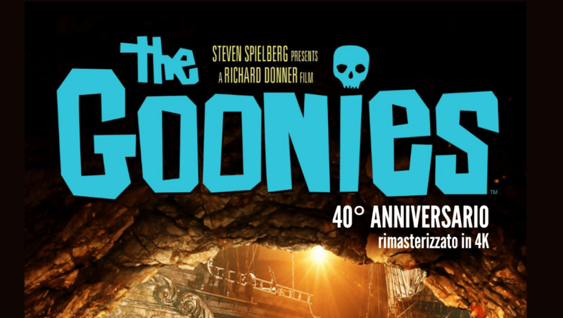 I GOONIES di Richard Donner compie 40 anni, proiezione speciale al Perla il 20 novembre&nbsp;2025