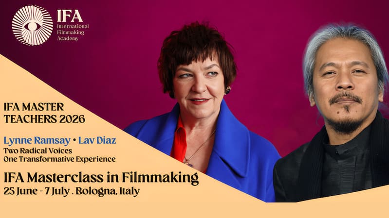 International Filmmaking Academy: Lav Diaz e Lynne Ramsay i Master Teachers&nbsp;2026